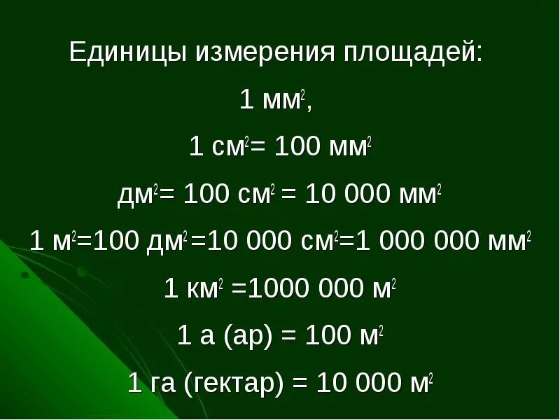 Сколько равен 1 м2