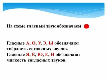 Гласные смягчающие предшествующие согласные