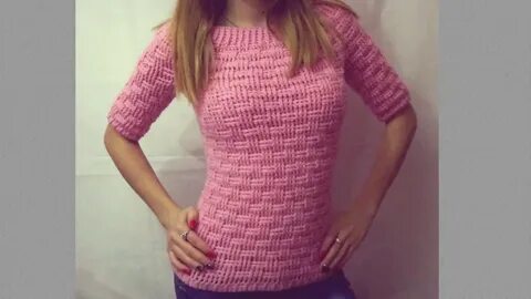 Свитер крючком для начинающих