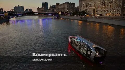 Прогулка на водном трамвайчике