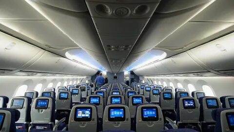 Боинг 787 дримлайнер салон