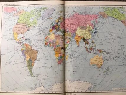 Карта 1980 года
