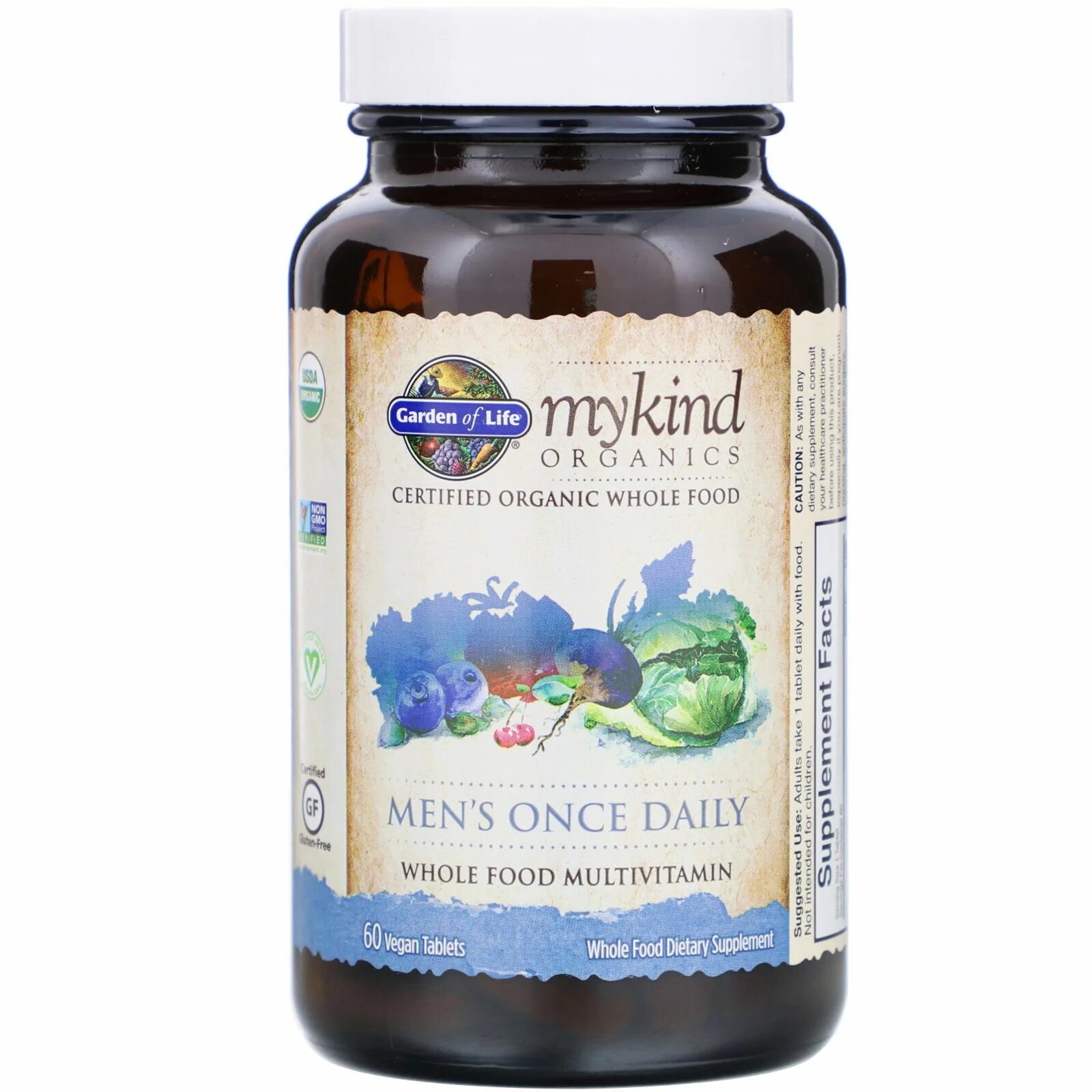 Once daily. Витамины mykind Organics. Garden of Life mykind. Garden of Life my kind.