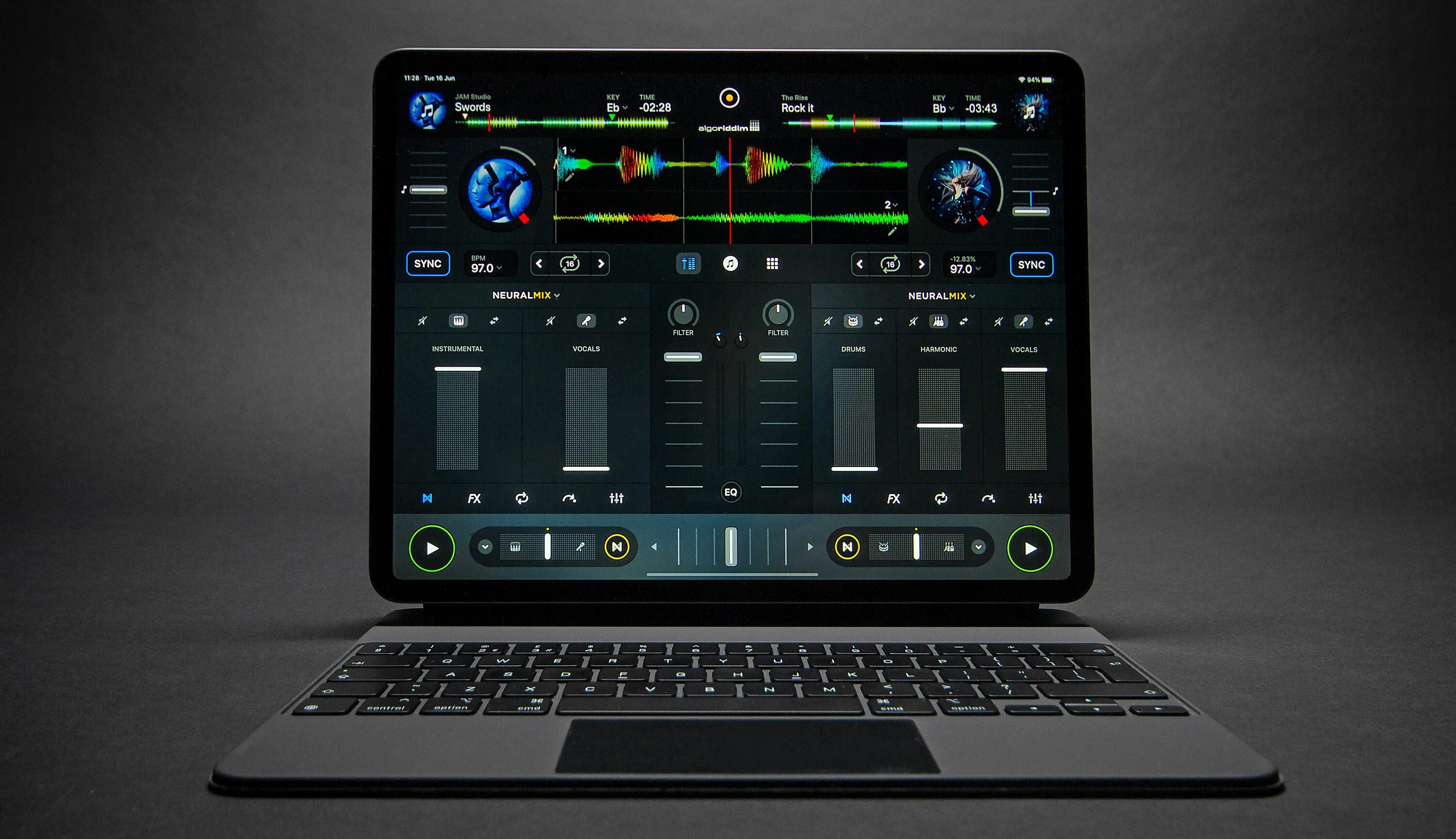 Djay. Djay Pro. Djay Pro ai. Algoriddim djay Pro IOS. Featured 9