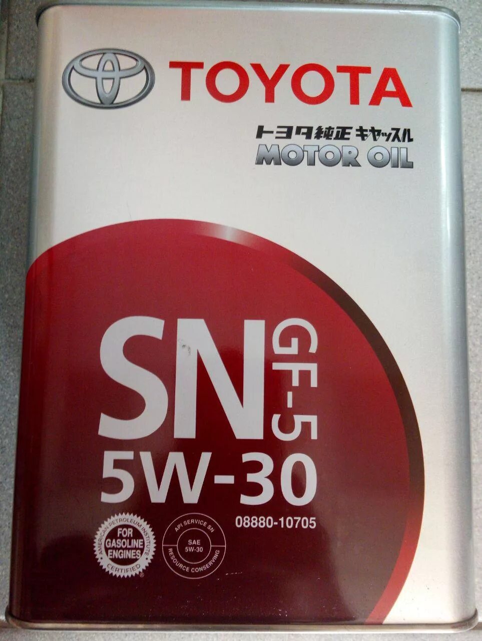 Toyota Motor Oil SN gf-5 5w-30. Toyota 5w30 SN/CF gf-5. Toyota SN/gf-5 5w-30 4л. 0888010705 Toyota масло моторное.