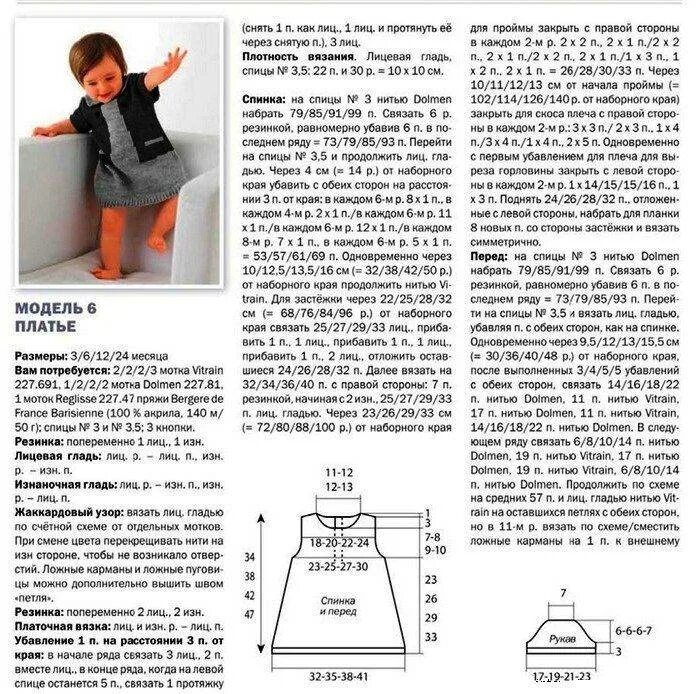 Схема и описание сарафана спицами девочке. Детское вязаное платье спицами на 1 год схема и описание. платье для девочки спицами схема. вязаное платье для девочки спицами с описанием. сарафаны детские спицами со схемами и описанием.