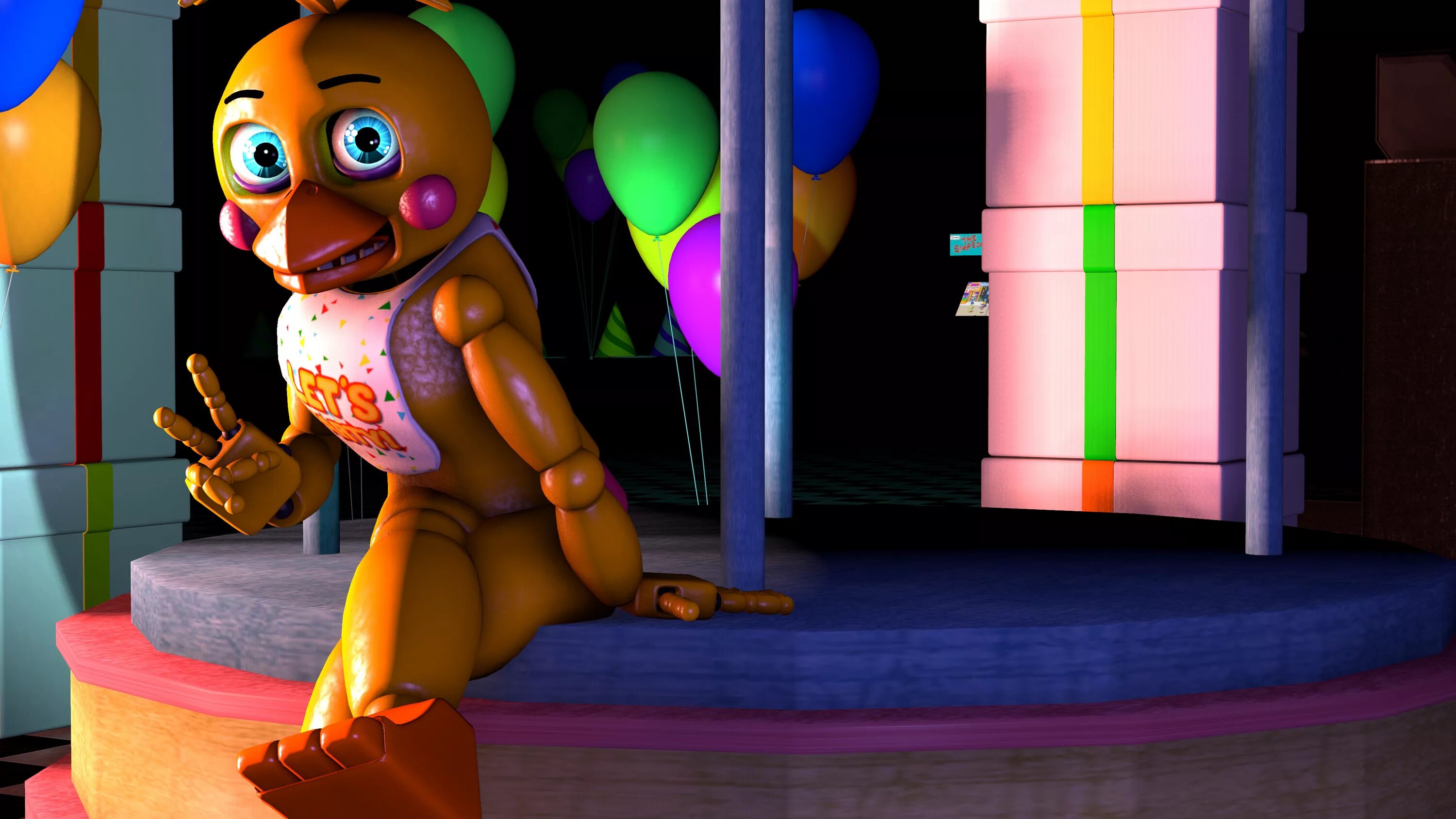 Фото чике. Чика ФНАФ 1 СФМ. Чика FNAF 1 SFM. ФНАФ СФМ чика. Чика SFM.