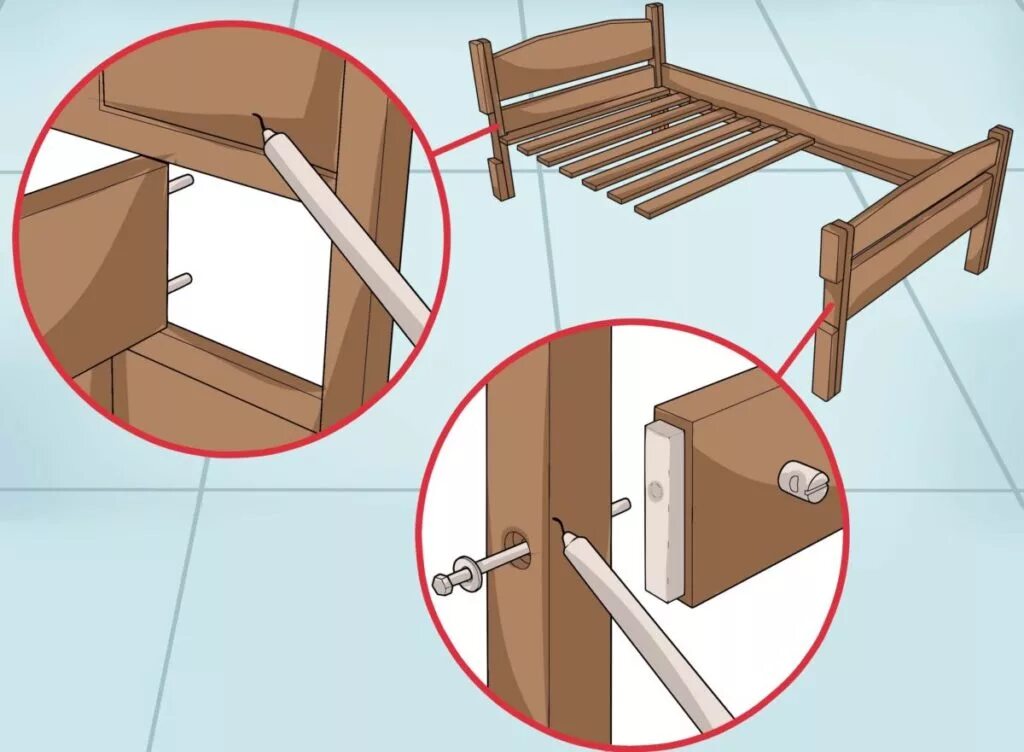 Как сделать скрип. Крепление для деревянной кровати. Крепление для реек кровати. Крепление ламелей к каркасу кровати. Скрипит кровать.