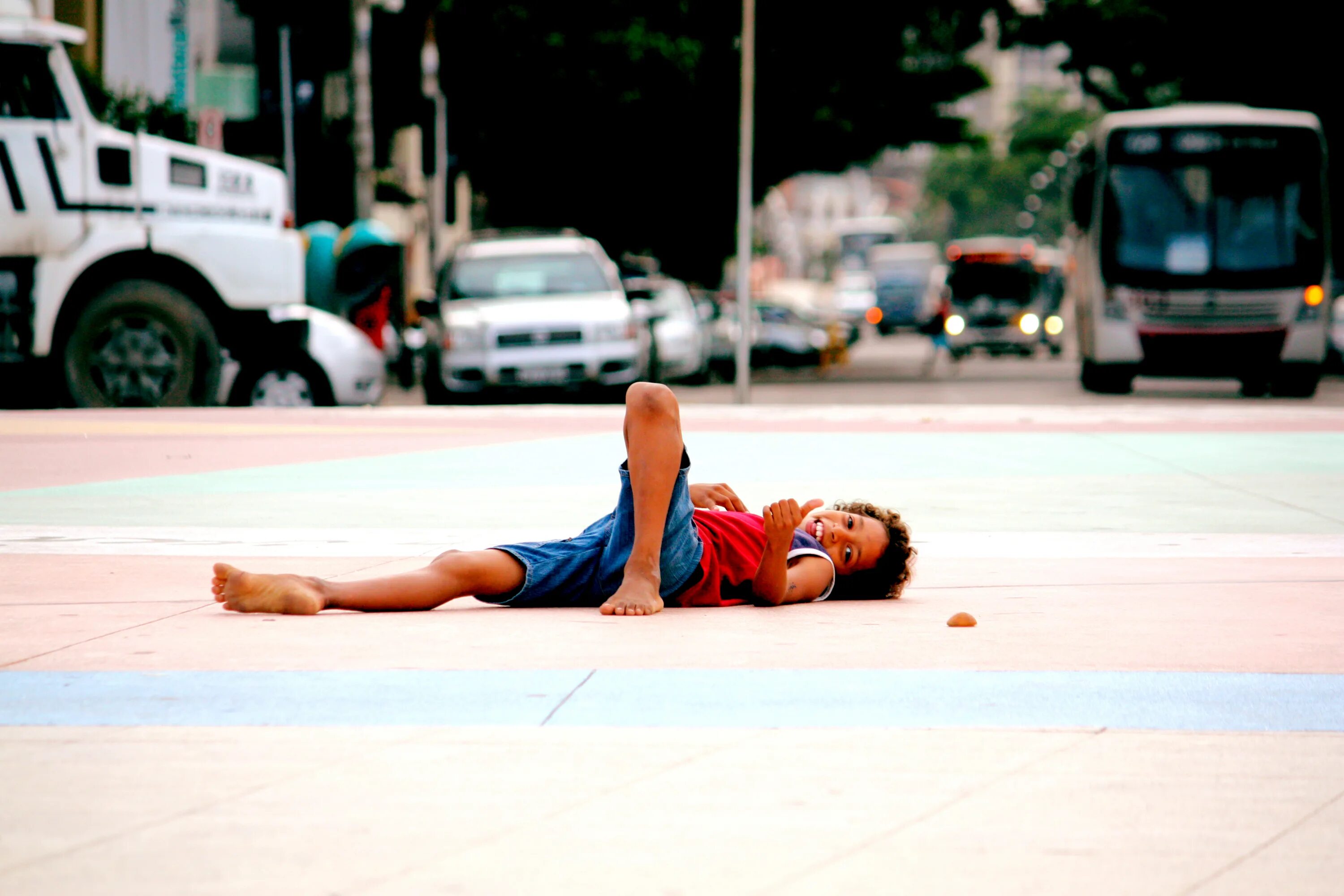 Poor Sleep. Kid Alone Street.