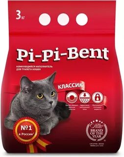 Кошачий наполнитель комкующийся pi pi bent