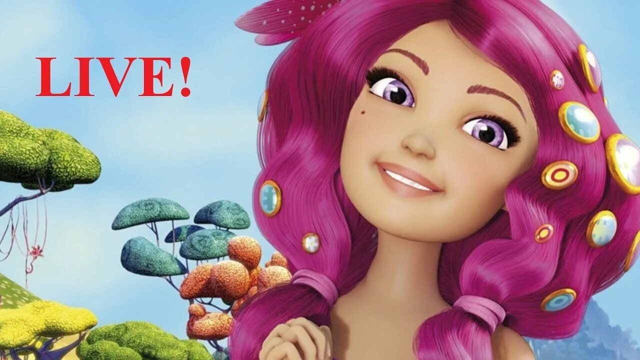Eu si. Принцесса с розовыми волосами. Герои мультфильмов девочки.