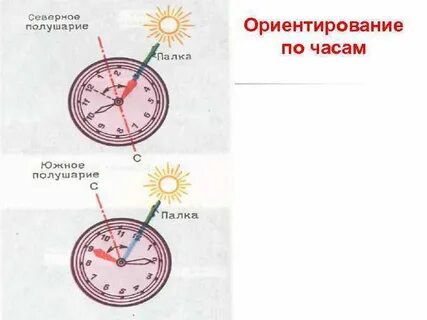 Как ориентироваться по стрелкам часов
