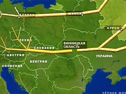 Уренгой газопровод карта