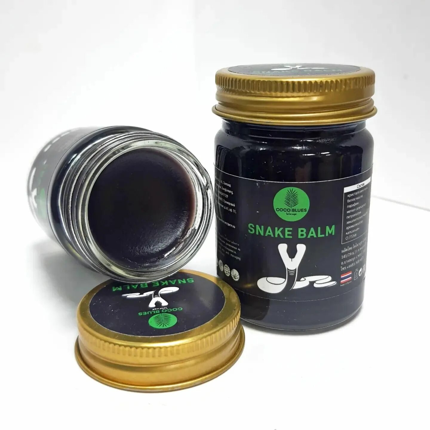 Тайский змеиный мазь. Coco blues snake balm. змеиный черный бальзам snake thai balm banna, 50 гр. coco blues. бальзам тайский змеиный 50 гр. тайский бальзам с ядом кобры.