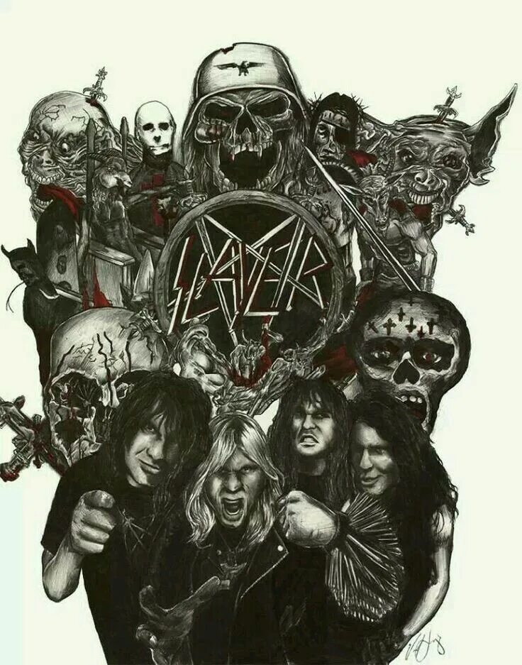Thrash. Slayer метал-группа. thrash metal.