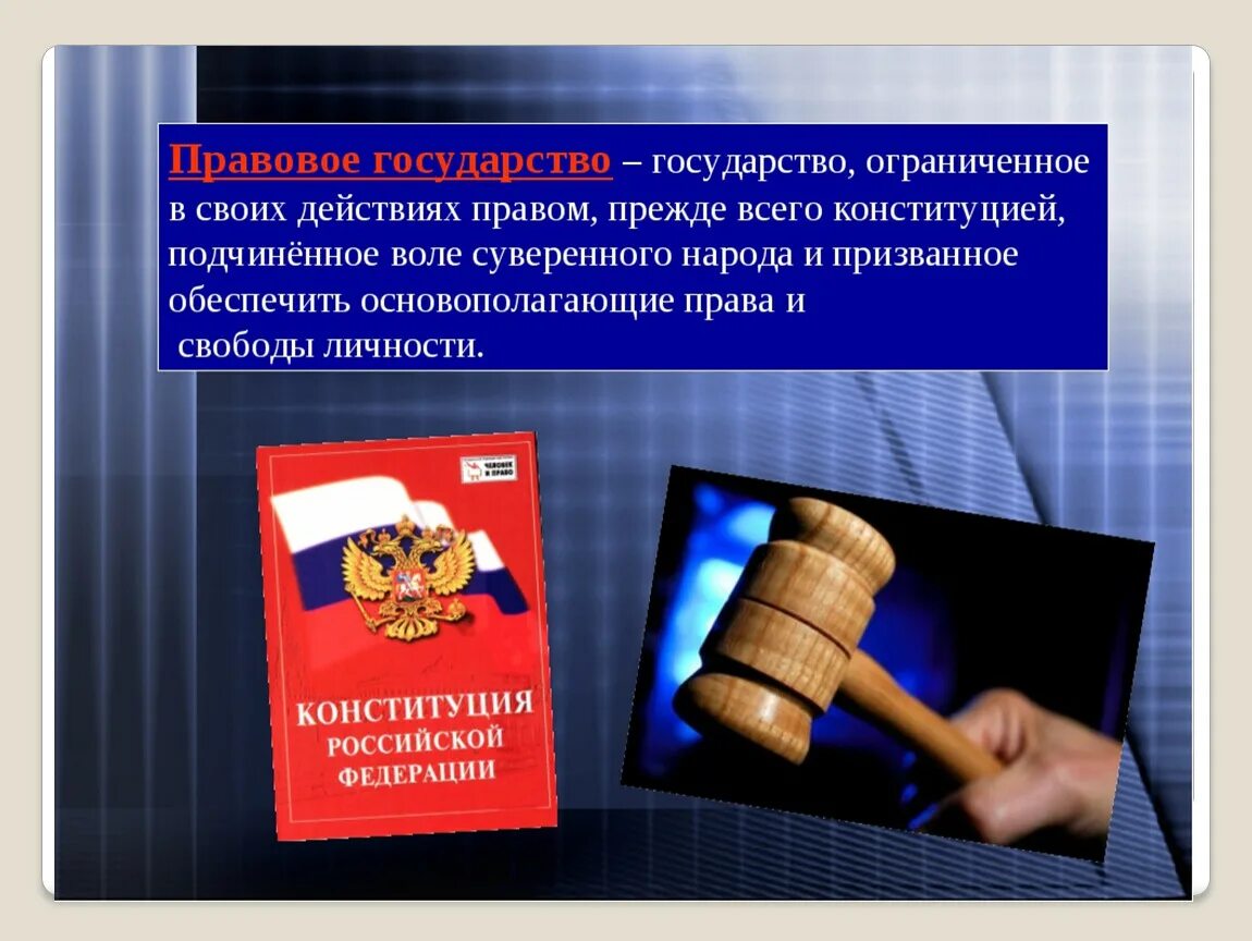 Современное правового государства
