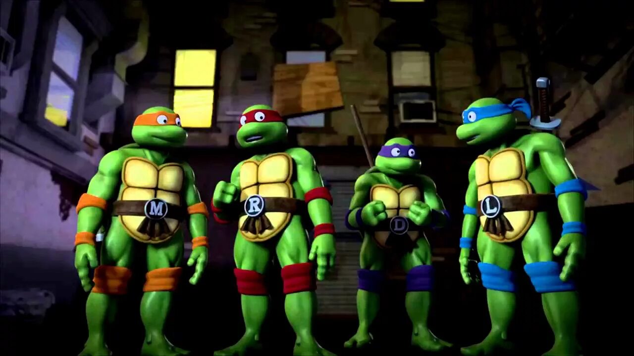 Teenage mutant turtles 2012. Черепашки ниндзя 2012 и 1987.