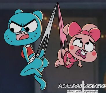 anais watterson, nicole watterson, the amazing world of gumball, ass, big a...