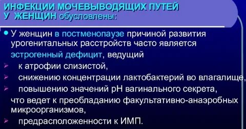 Лечение инфекции мочеполовой системы