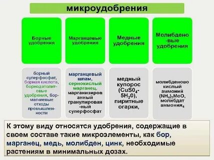 Микроудобрения
