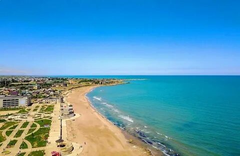 Вид на каспийское море