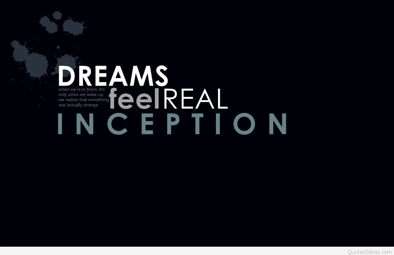Only them. Inception quotes. Inception Dreams. Idea quotes. Inception idea.