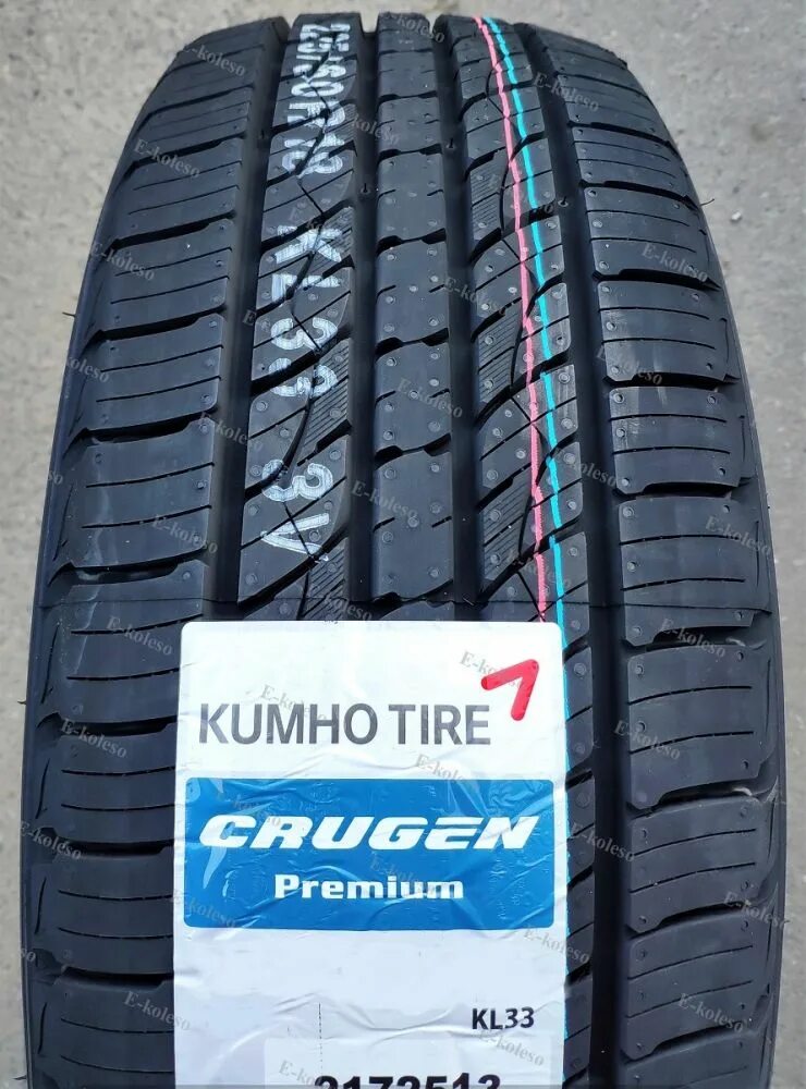 Kl33 225 60 r17. Кумхо kl33. Шина Kumho Crugen Premium kl33 225/55 r19 99v. 225/55 R19 Kumho kl33 99v. Кумхо 265/50/19 110v KL-33 XL.