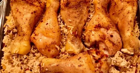Голени в пакете с рисом