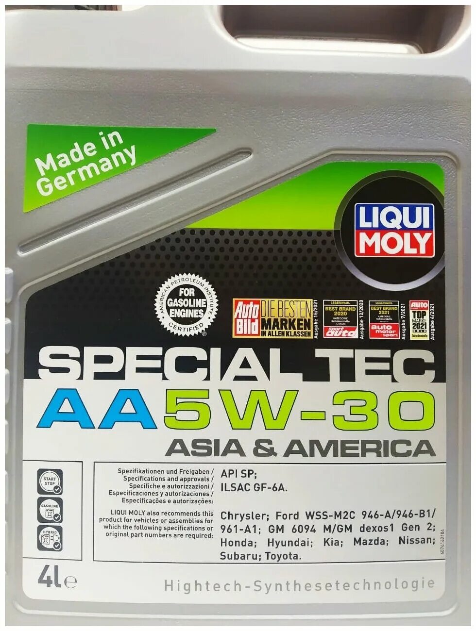 Моторное масло special tec aa 5w 30. Special Tec AA 5w-30. Liqui Moly Special Tec AA 5w-30. Liqui Moly Special Tec AA 5w-30 4л 7516. Special Tec 5w30.