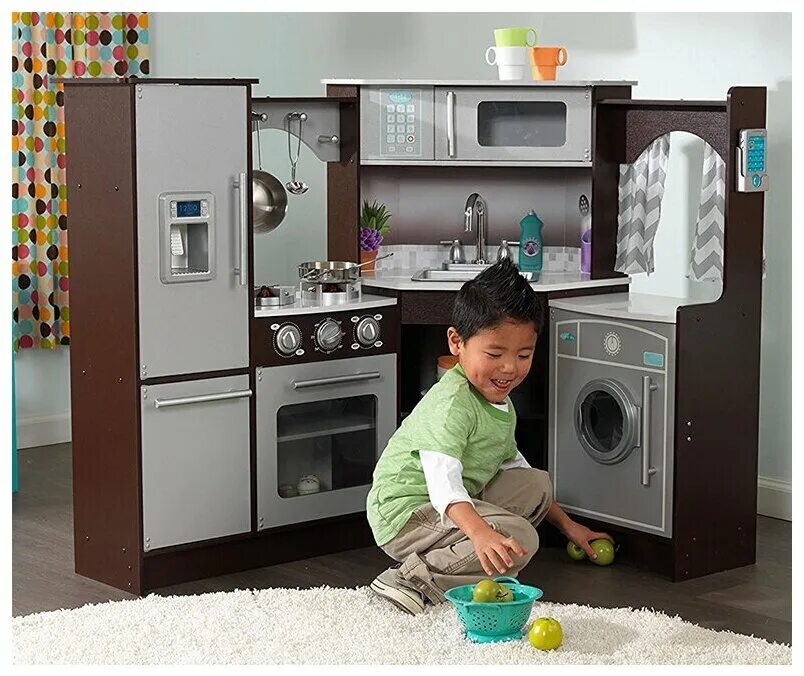 детская кухня kidkraft модерн. детская кухня. детская кухня с холодильником. детская кухня с холодильником. детские кухни игровые.