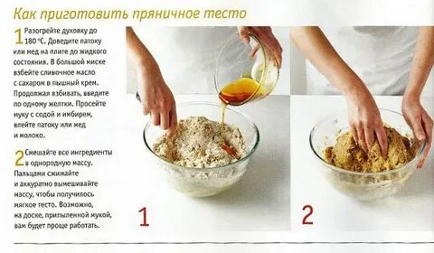 Заварной способ приготовления пряничного теста