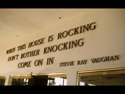 Come in this house