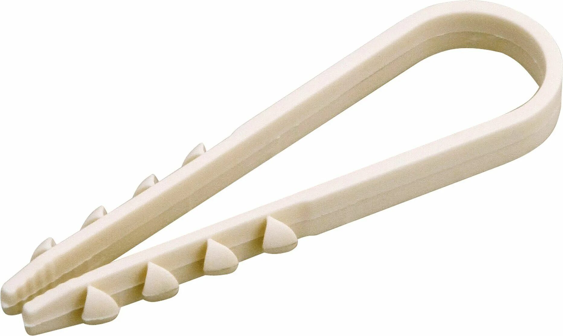 Дюбель хомут 19 20. Дюбель-хомут нейлон 19х25. дюбель хомут 5-10мм нейлон белый круглый fortiflex (100 шт),202521252.