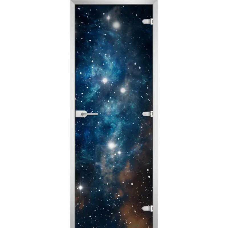 Дверь в космос. Стеклянные межкомнатные двери с фотопечатью космос. Входная дверь под космос. Входные двери с космическим дизайном.