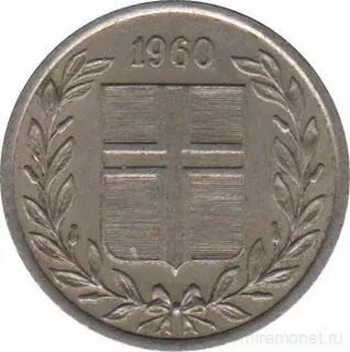 Монета исландии 4