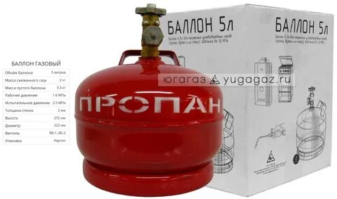 Сколько весит газовый баллон 50 без газа