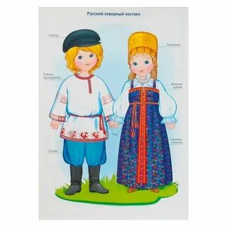 Занятие в средней группе русский национальный костюм