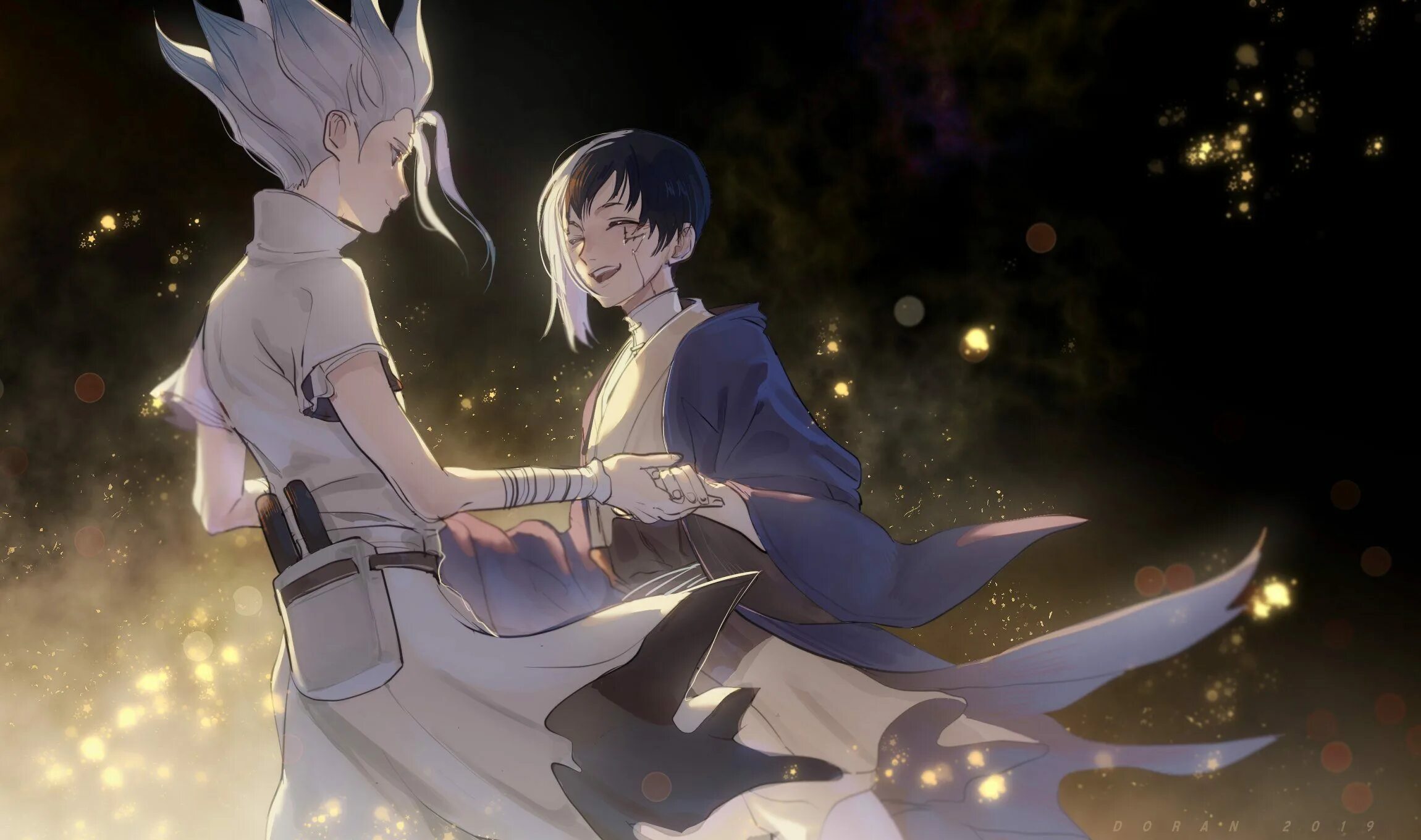 Сенку и ген. Гэн и сенку. Доктор стоун сэнку и ген. Доктор стоун сэнгэн. Сенку ишигами и ген.