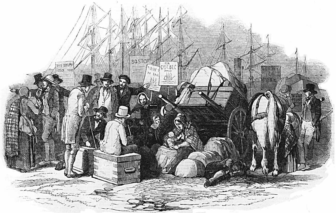 Иммигранты в сша 19 век. Эмигранты в сша 19 век. Ирландцы эмигранты. Великий голод в ирландии 1842-1852. Философский пароход 1922.