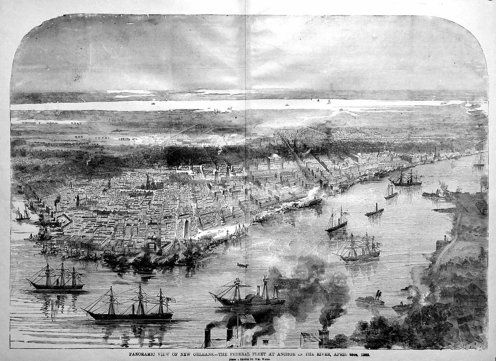 Битва за новый Орлеан 1862. Сражение при фортах Джексон и сен-Филип. Битва за Нью Орлеан 1862 года. Новый Орлеан порт 19 век. Река с нантом и орлеаном