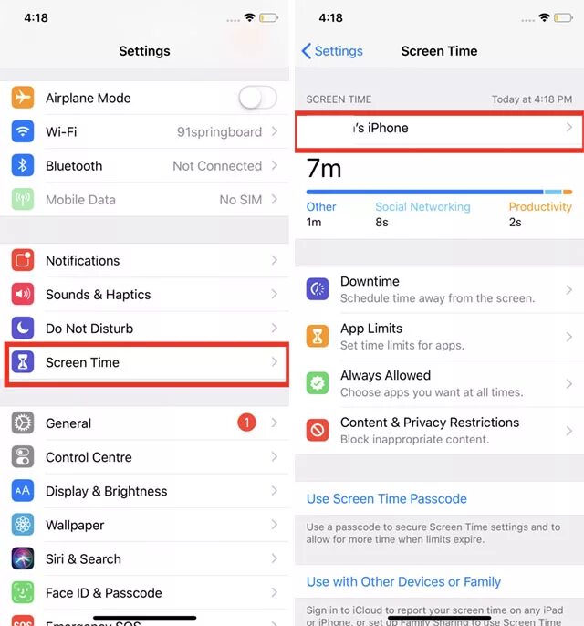 Как очистить мессенджеры на iphone. Приложение Screen time. My apps time скрины. Screen time Passcode. Как выйти из мессенджера Фейсбук на айфоне.