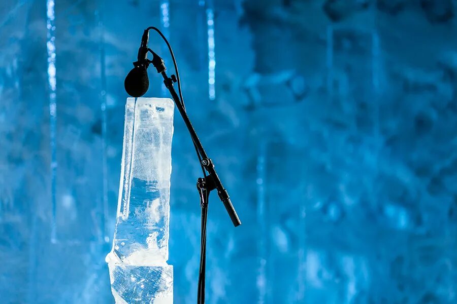Музыкальные инструменты изо льда. Терье Исунгсет. Ледяная арфа. Лёд музыка.