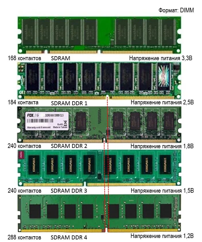 Тип памяти dimm