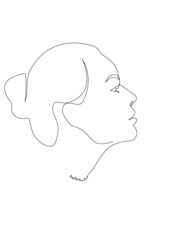 Лицо line. Портрет одной линией. трафарет лица. силуэт лица одной линией. лицо девушки одной линией.