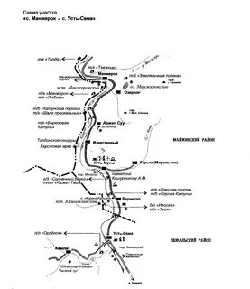 Горный алтай схема