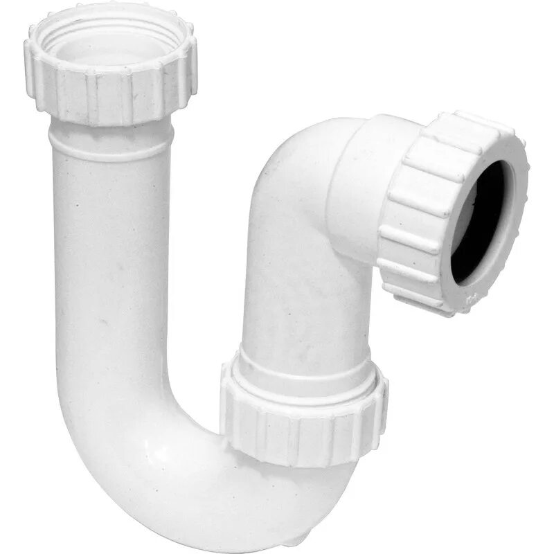 PVC P-Trap. Basin Trap. В стену (p-Trap. Drain Pipe 40mm with Screw. П трап