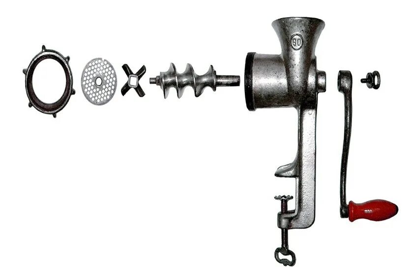 Детали ручной мясорубки. Детали ручной мясорубки. Мясорубка 3 фазини ссср. Детали ручной мясорубки. Мясорубка ручная алюминиевая 22,5*16,5см a-6 eco baba_yaga.