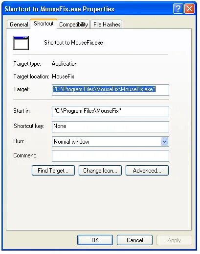 Mousefix. Где находится файл mousefix.