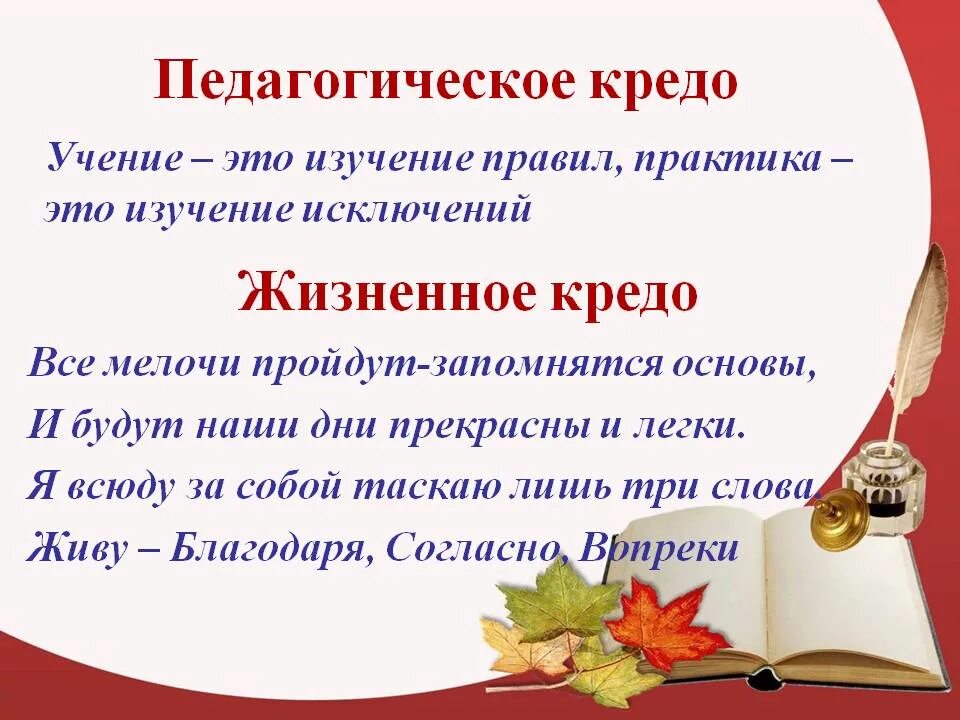 Благодаря наставникам. Моё педагогическое кредо учителя. Педагогическое кредо учителя начальных классов. Жизненное кредо учителя. Девиз учителя русского языка и литературы.