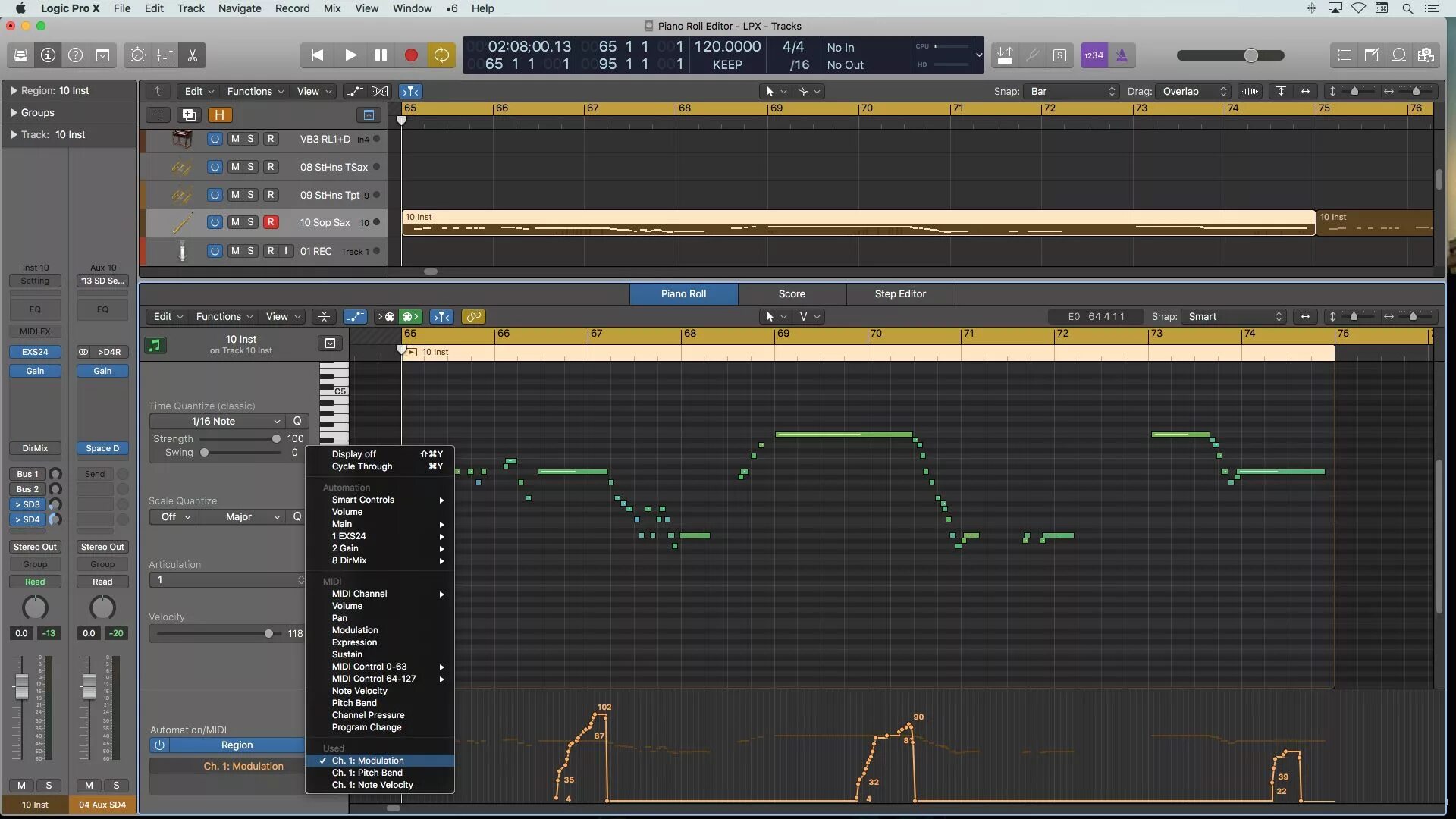 Logic pro midi. Контроллер миди для logic pro x. пиано ролл logic pro. пиано ролл в logic pro x. midi piano roll.